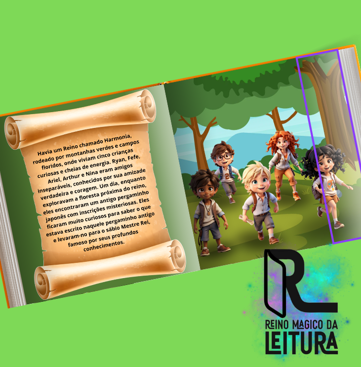 O Antigo Pergaminho - Livro Ilustrado - Imagem 3