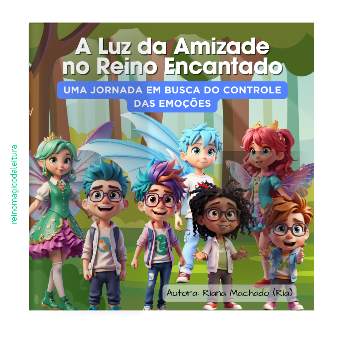 Livro A Luz da Amizade no Reino Encantado - livro ilustrado - Imagem 2